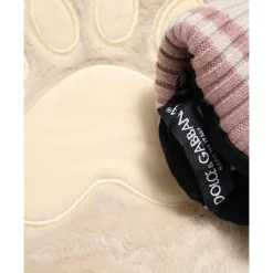Acrylic Knitted Fur Wrist Mitten Gloves