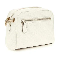 Adelasia Multi Comp Off White Shoulder Bag