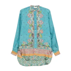 Aloe Printed Silk Shirt