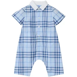 Andreas Check Cotton Romper