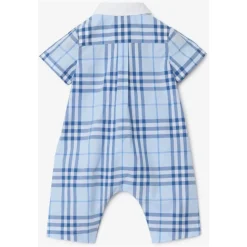 Andreas Check Cotton Romper