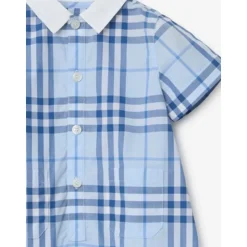 Andreas Check Cotton Romper