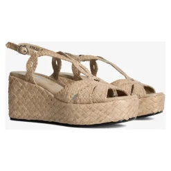 Ankara-style Platform Sandals