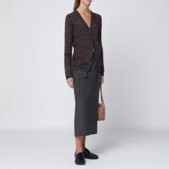 Anthracite Flared Skirt