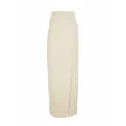 Asa, long ivory skirt-