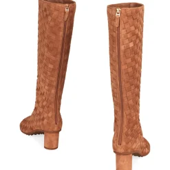 Atomic Intrecciato Suede Knee Boots