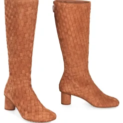 Atomic Intrecciato Suede Knee Boots