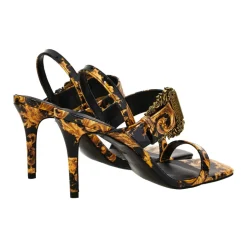 Baroque Print Buckle Sandals