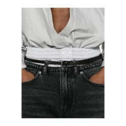 Belt-loop Belted Jeans
