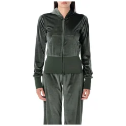 Bistretch Velvet Zip-up Hoodie