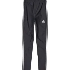 Black Athletic Leggings with 3-Stripes