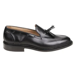 Black Calf Moccasin Shoe Elegant Comfort