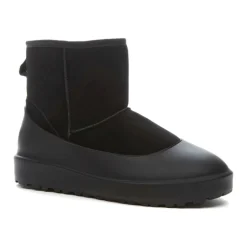 Black Casual Ankle Boots for Men