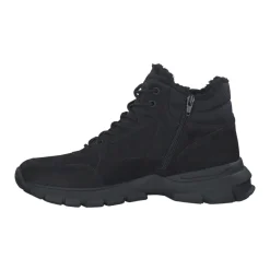 Black Casual Closed Boots