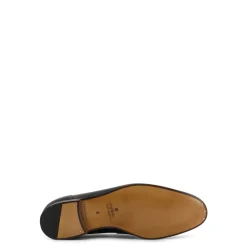 Black Flat Shoes with Iconic Horsebit