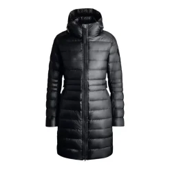Black Hooded Cypress Down Coat