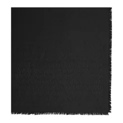 Black Jacquard Square Scarf