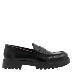 Black Leather Loafers