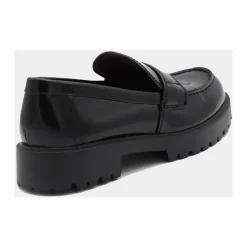 Black Leather Loafers
