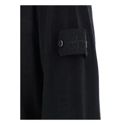 Black Merinos Girocollo Sweaters