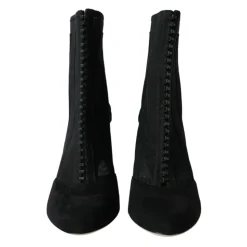 Black Mesh Booties Ankle Boots