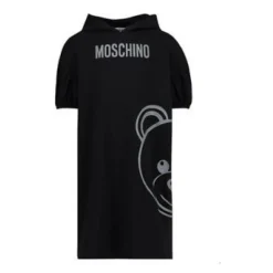 Black Short Sleeve Kids Dress