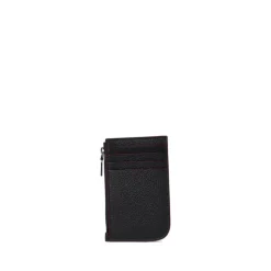 Black Wallet with Patent Trims