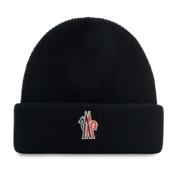 Black Wool Beanie Hat