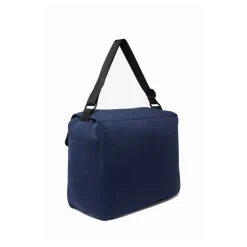 Blue Cotton Changing Bag with Teddy Bear