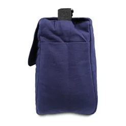 Blue Cotton Changing Bag with Teddy Bear