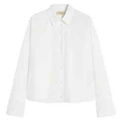 Breast-pocket Cotton Shirt