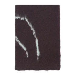 Brown Embroidered Rectangular Scarf
