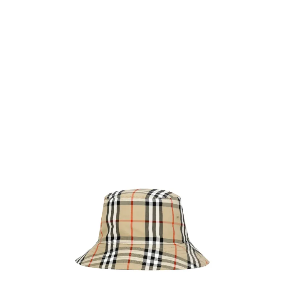 Check Cotton Bucket Hat