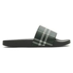Checked Slip-on Slides