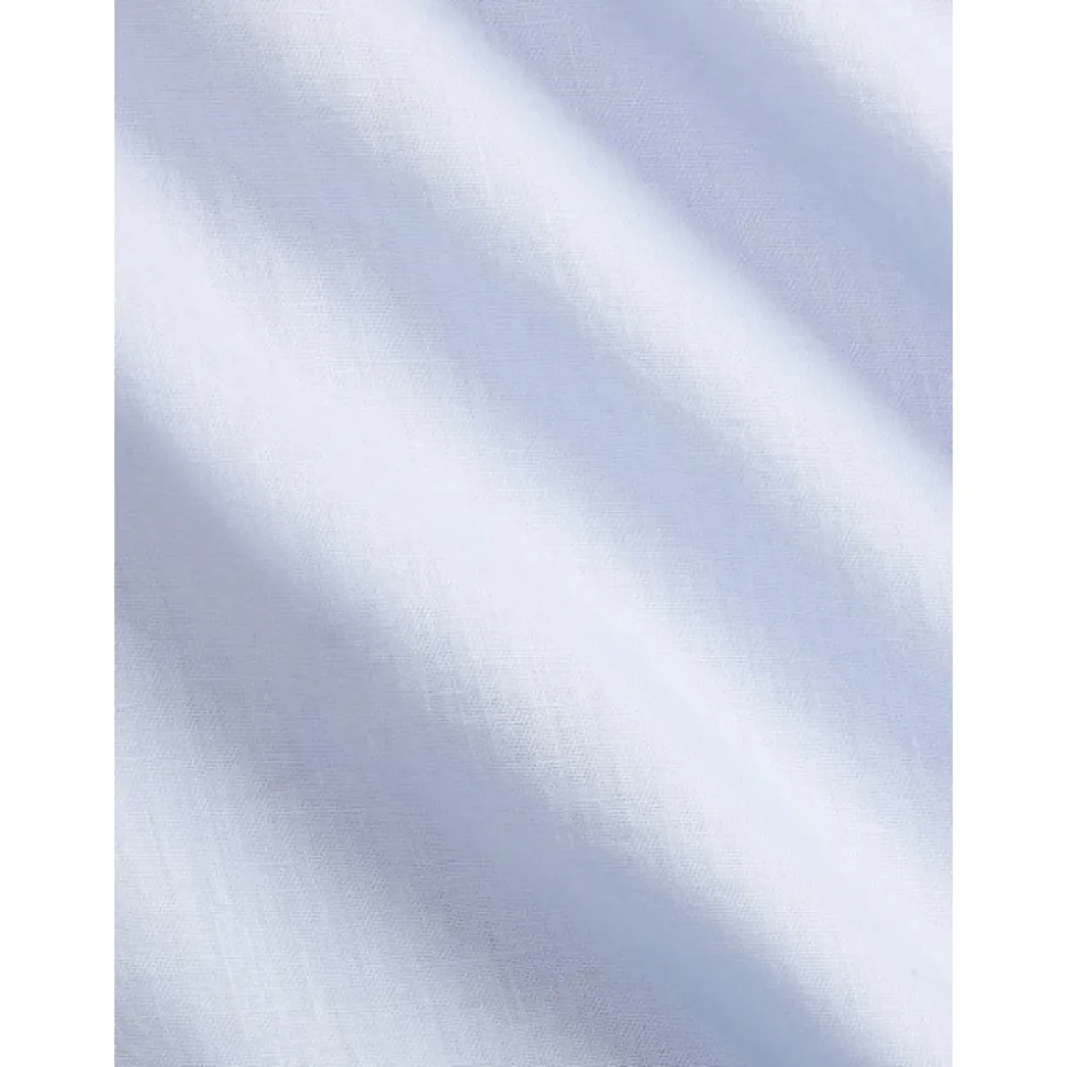 Chemise lin coupe droite
