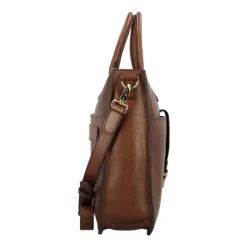Classic Leather Messenger Bag Brown Unisex