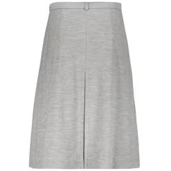 Contrast Stitching Midi Skirt