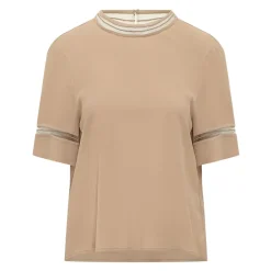 Crew Neck Short Sleeve Top