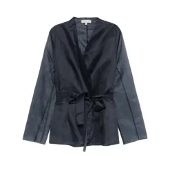 Elia Tie-waist Fitted Jacket