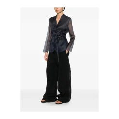 Elia Tie-waist Fitted Jacket