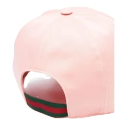 Embroidered Striped Hat