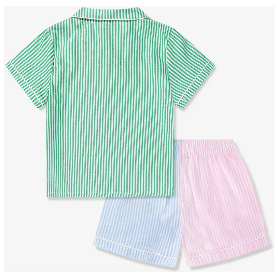 Girls Oxford Short Pyjama Set