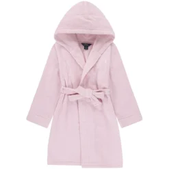 Hooded Plush Terry Bathrobe