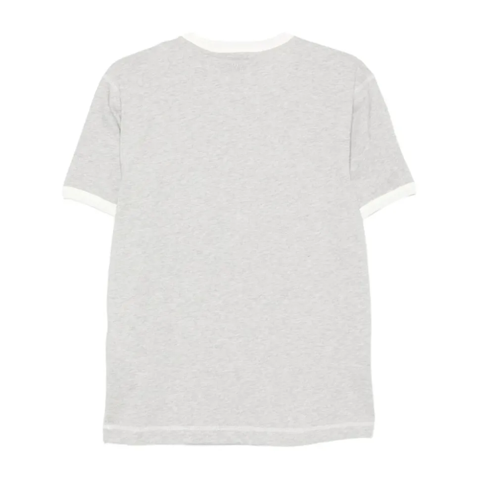 Logo Patch Tonal Embroidered Crew Neck T-Shirt