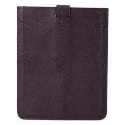 Logo Plaque Leather Tablet Sleeve Case