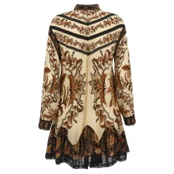 Majestic Garden Lace Long Sleeve Mini Dress