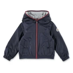 Navy Hooded Rain Jacket