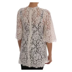 Pineapple Lace Embellished Mini Blouse