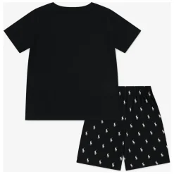 Ralph Lauren Boys Cotton Jersey Short Pyjamas Set in Black