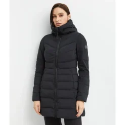 Short Black Down Coat Clair